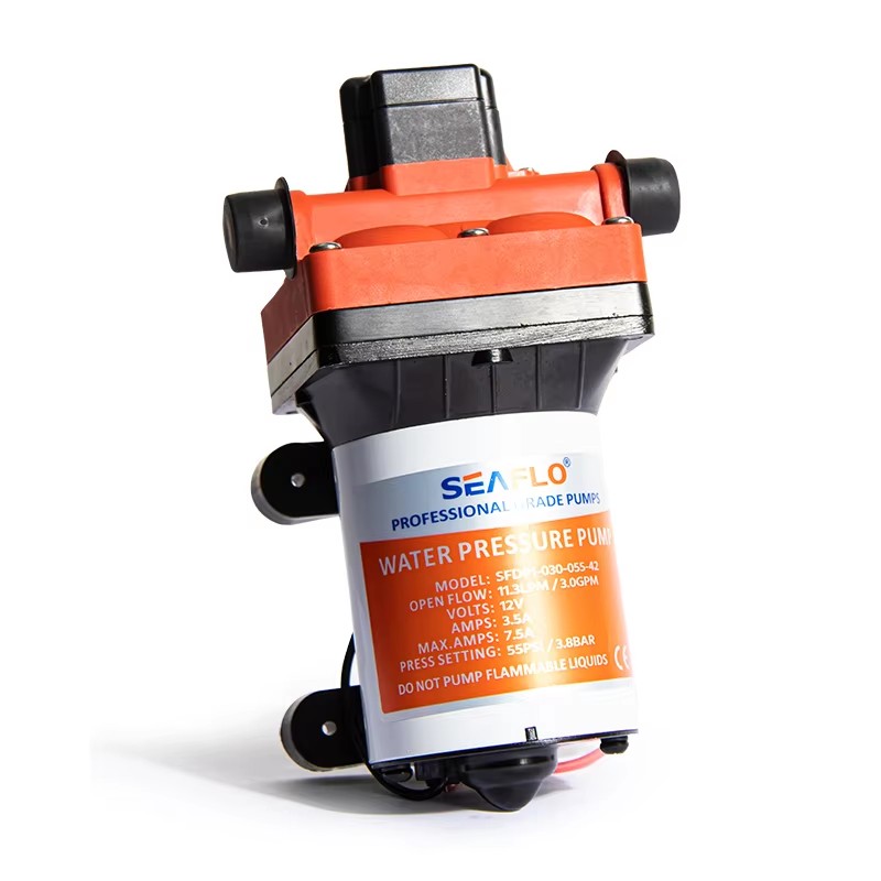 Rv Water Pump 12V 55Psi - SEAFLO 42 Series 12V Diaphragm Fresh