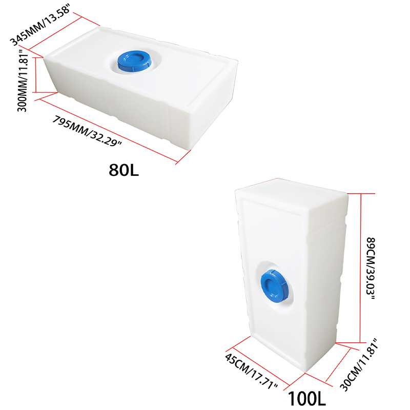 Camper Trailer Water Tank 100L - 80L/100L Diesel Fuel Tank / Water