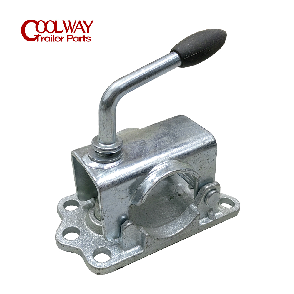 Camper Trailer Jockey Wheel - 48mm Casted Clamp for Trailer Jockey