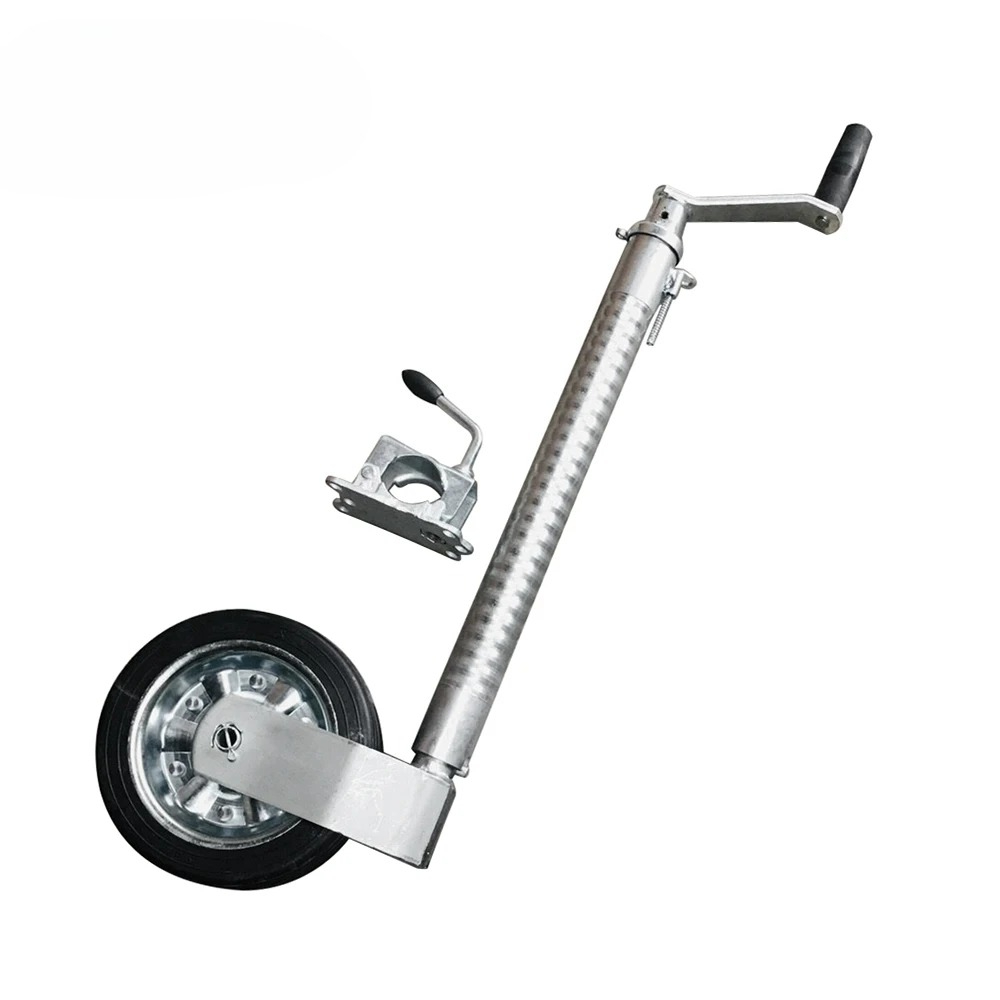 Camper Trailer Jockey Wheel - Heavy Duty 48MM Ribbed Trailer Jockey