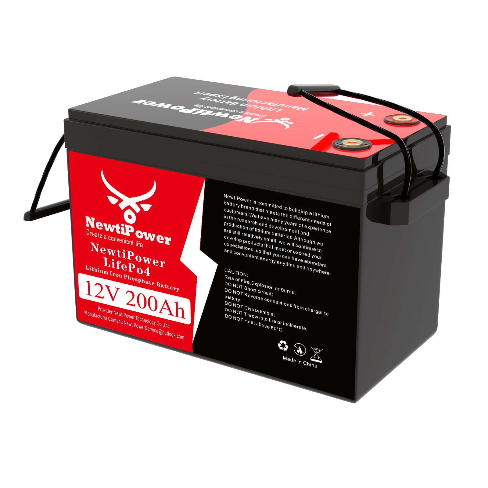 Rv Lithium Battery 200Ah - NewtiPower 12V 200Ah LiFePO4 Lithium Iron