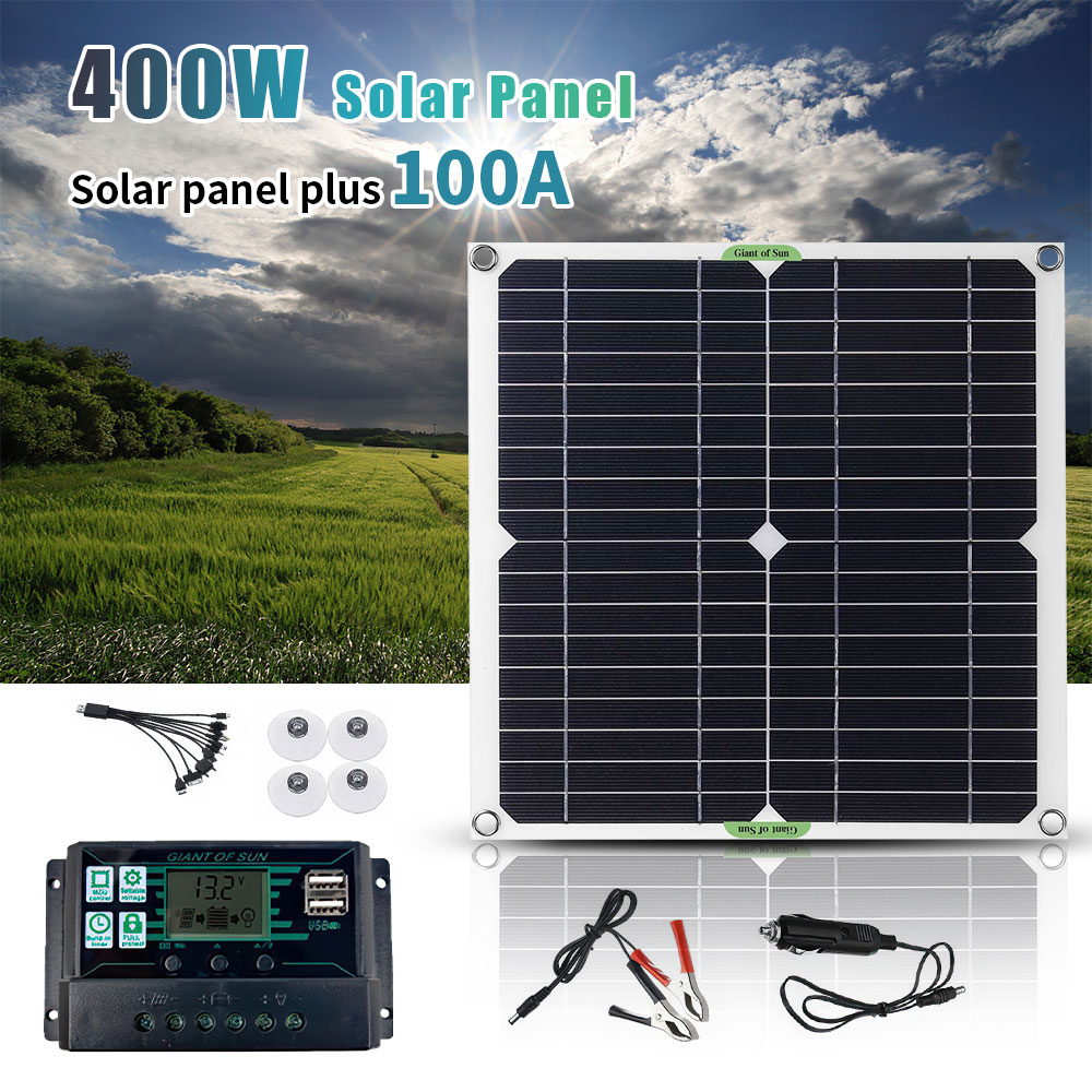Rv Solar Panel Kit 400W - Portable 400W Solar Panel Kit 100A