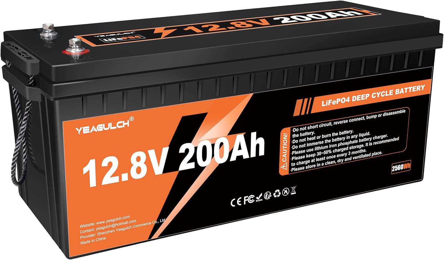 Rv Lithium Battery 200Ah - 12V 200Ah LiFePO4 Lithium Battery Built