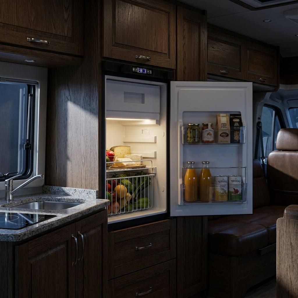 57 Litres Aluminum 12V Fridge  - 12V Fridge Freezer Rv ulasan dan harga