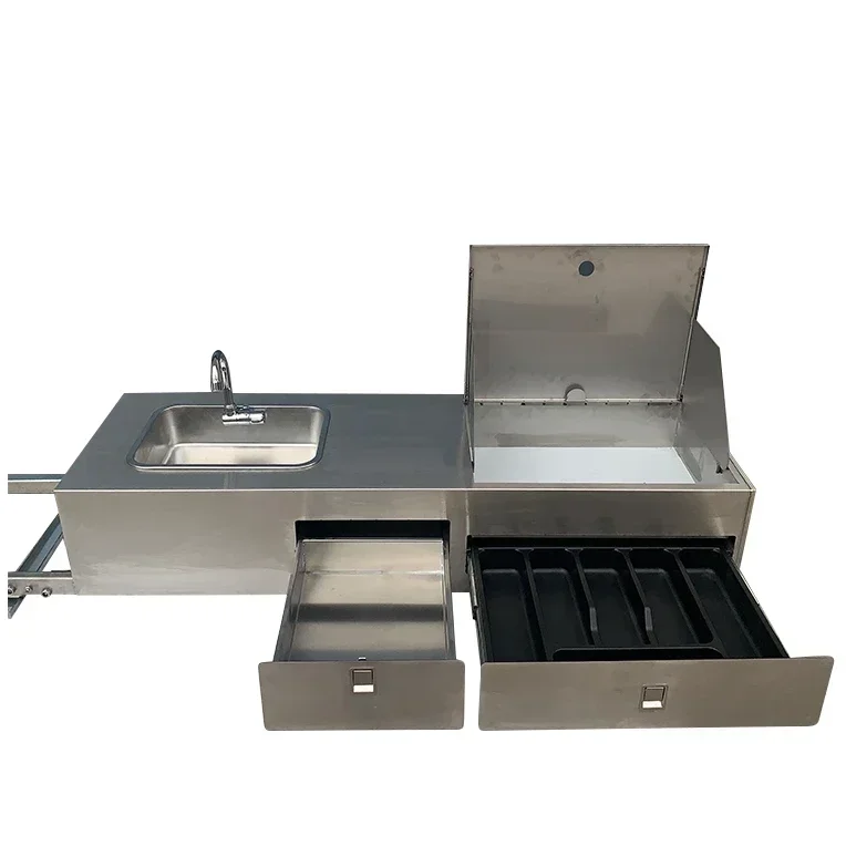 Hot Sales Mini Camper Trailer  - Camper Trailer Kitchen Slide ulasan dan harga