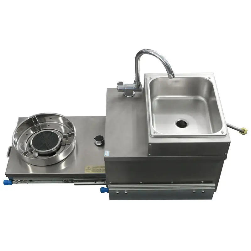 Stainless Steel RV Kitchen Sin - Camper Trailer Kitchen Slide ulasan dan harga