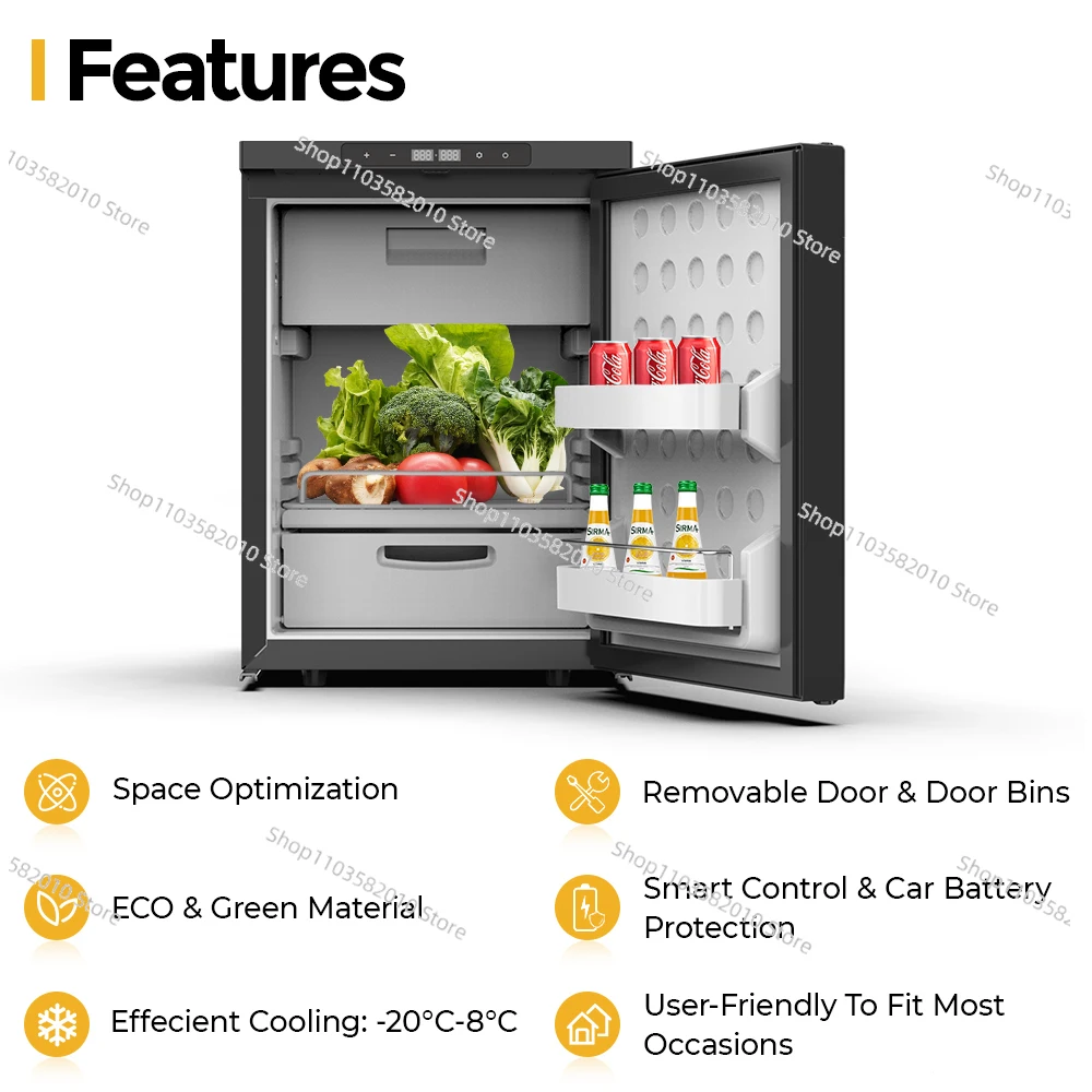 CR50X  Alpicool RV Fridge DC C - 12V Fridge Freezer Rv ulasan dan harga