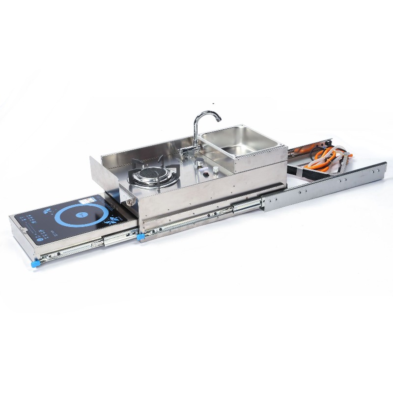 304 Stainless Steel Rv Mobile  - Camper Trailer Kitchen Slide ulasan dan harga