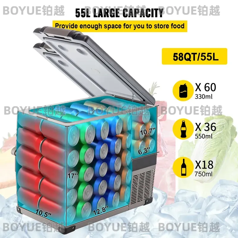 Portable Car Refrigerator Comp - 12V Fridge Freezer Rv ulasan dan harga