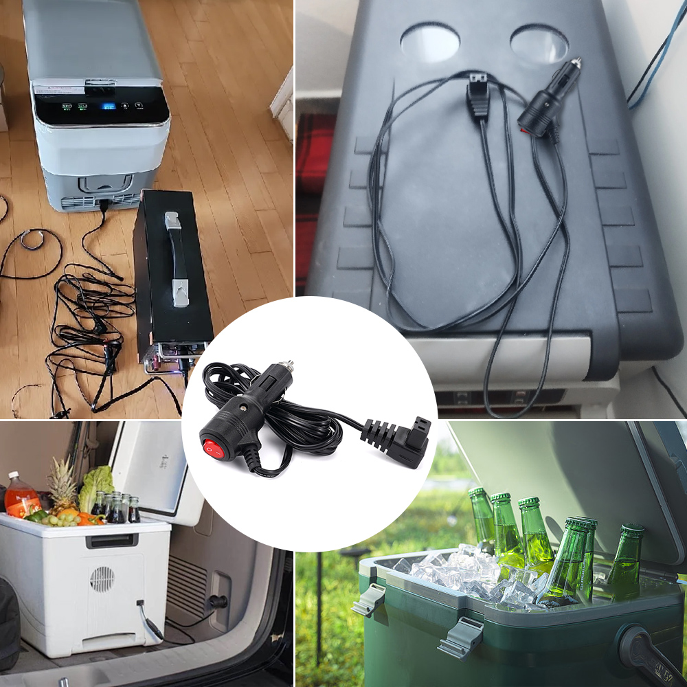 2M 18AWG Car Fridge Cigarette  - 12V Fridge Freezer Rv ulasan dan harga