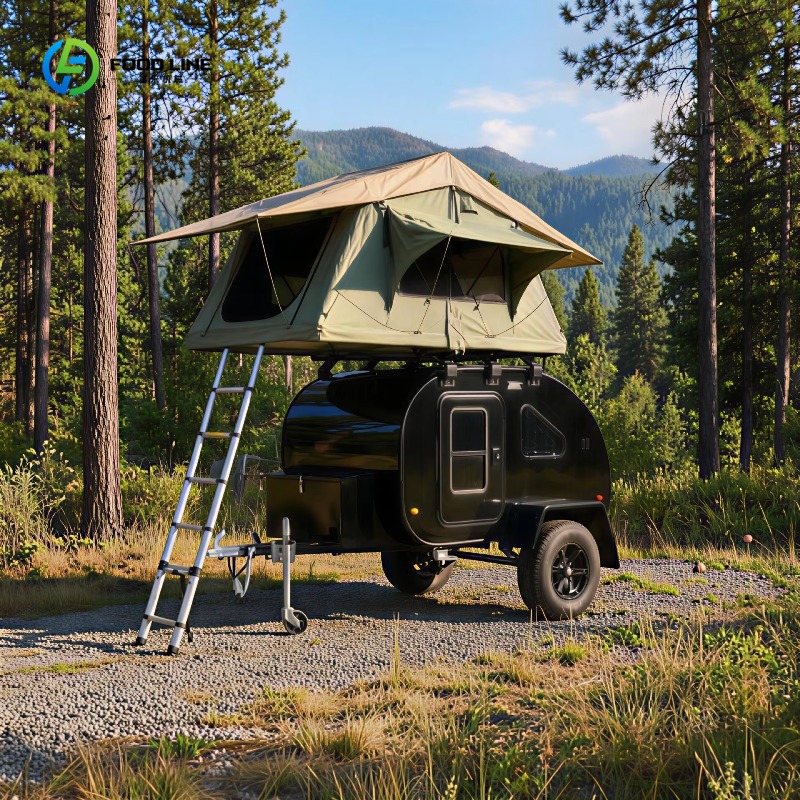 Custom Teardrop Camper Trailer - Off Road Camper Trailer Tent ulasan dan harga
