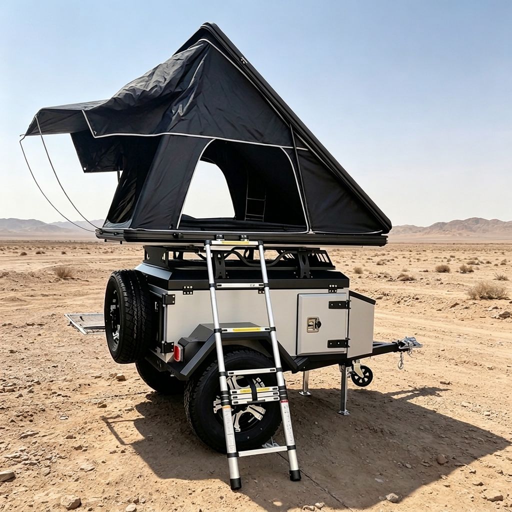 Pop Top Caravan Off Road Campe - Camper Trailer Suspension Independent ulasan dan harga