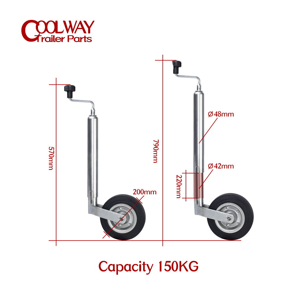 Europe Type Top Wind Trailer J - Camper Trailer Jockey Wheel ulasan dan harga