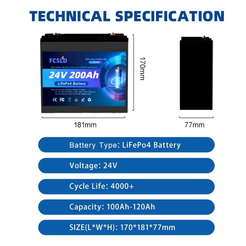 New LiFePO4 24V 100Ah-200Ah Ba - Rv Lithium Battery 200Ah ulasan dan harga