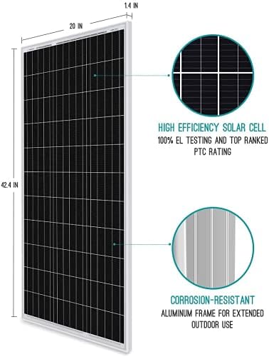Renogy 400W 12V RV Solar Panel - Rv Solar Panel Kit 400W ulasan dan harga