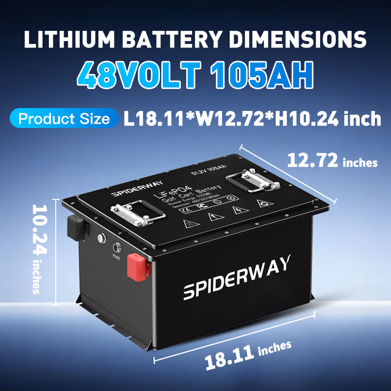 New 48V 105Ah LiFePO4 Golf Car - Rv Lithium Battery 200Ah ulasan dan harga