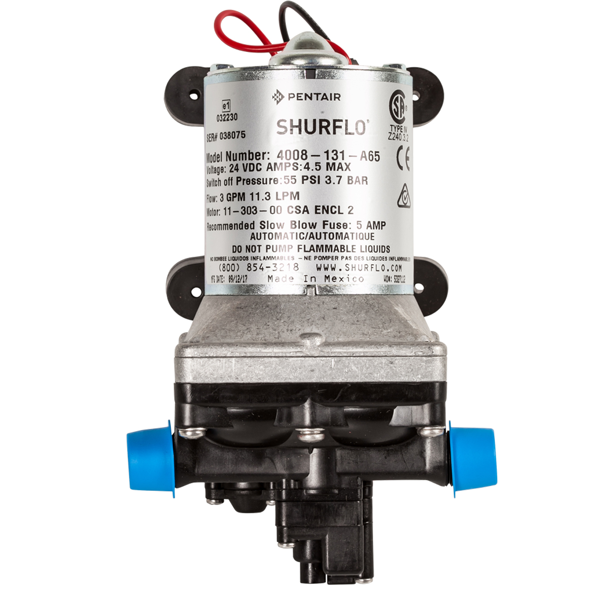 Shurflo By-Pass Pump 4008-101- - Rv Water Pump 12V 55Psi ulasan dan harga